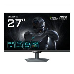 Monitor gaming GIGABYTE G27Q2. Diagonala ecranului: 68,6 cm (27"), Rezoluția ecranului: 2560 x 1440 pixeli, Tip HD: Quad HD, Tehnologie ecran: LED, Timp de răspuns: 1 ms, Raport de aspect nativ: 16:9, Unghi de vizualizare orizontal: 178°, Unghi de