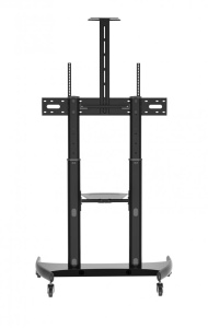 Stand TV mobil Serioux TV610TW 60"-100", dimensiuni: 1220x710x2045~ 2365mm, compatibilitate dimensiune ecran: 60"-100", compatibilitate VESA: 400x400, 600x400, 800x400, 800x600, 900x600, 1000x600, Greutate maximă suportata: 100 kg, interval de - Img 4