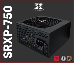 Sursa Serioux Energy 750W, 80+ BRONZE, Ventilator 12cm, ATX, material metal, cabluri: 20+4-pin, 1x4+4-pin, 2x6+2-pin, negru