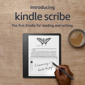 Tableta ePaper Amazon Kindle Scribe, ecran 10.2", 300 ppi, Premium Pen inclus, 16GB, Wi-Fi (Gri) - Img 3
