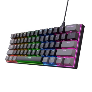 Tastatura Mecanica Gaming Trust GXT 867 Acira, USB, negru