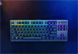 Tastatura Razer DeathStalker V2 Pro Tenkeyless, wireless, bluetooth, cu fir, conectivitate Razer™ HyperSpeed Wireless (2.4 Ghz), Bluetooth, sau Type-C, switch Razer™ Low-Profile Optical Switches (Linear), butoane programabile, optiune gaming mode,