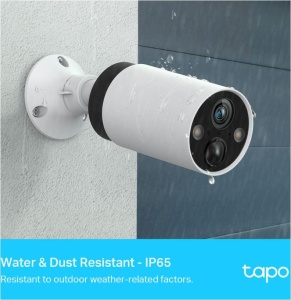 TP-Link camera Supraveghere WIFI, wireless TAPO C420S1, Senzor: 1/3", Rezolutie: 2K QHD (2560 × 1440 px), obiectiv: F/NO: 1.61±10%; Focal Length: 3.18mm±5%, Unghi de Vizualizare: 113°, Night Vision: IR 15m, 2- way audio, microfon si difuzor integrate,