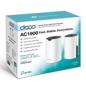 TP-Link Sistem Mesh Wi-Fi pentru întreaga casă AC1900, DECO S7(2- PACK);WI-FI 5, Standarde wireless: IEEE 802.11ac/n/a 5 GHz, IEEE 802.11n/b/g 2.4 GHz, viteza wireless: 5 GHz: 1300 Mbps, 2.4 GHz: 600 Mbps, 3 x antene interne, MU-MIMO, Mod Router, Mod - Img 9