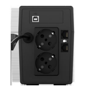 UPS nJoy Cadu 650, 650VA/360W, Afisaj LCD cu ecran tactil, 2 x prize Schuko - Img 2