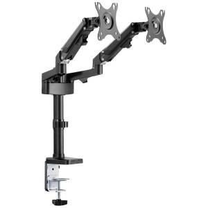 Brat de birou pentru monitor Neomounts, poate sustine 2 monitoare cu diagonala display 17-27", suporta pana la 14kg per monitor, full motion, +45°, -45° inclinatie, +90°, -90° swivel, +180°, -180° rotatie, VESA min 75x75, VESA max 100x100, reglabil pe - Img 4