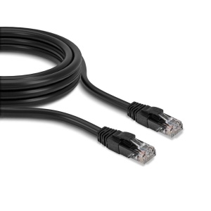 Cablu retea Lindy LY-48077, 1m Cat.6 U/UTP, Black - Img 2