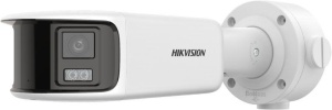 Camera supraveghere Hikvision IP Bullet DS-2CD2T67G2P-LSU/SL 6 MP, Image Sensor 2 × 1/2.5" Progressive Scan CMOS, Max. Resolution 3632 × 1632, Fixed focal lens, dual lens 2.8 mm, IR Up to 40 m, (WDR) 130 dB, SNR ≥ 52 dB, Image Enhancement BLC, HLC, 3D
