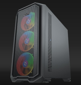 Carcasa AQIRYS WEZEN, RGB, Mid Tower, Black