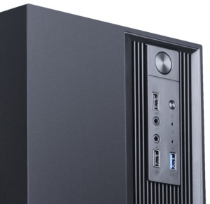 Carcasa gaming Serioux Classic01, fara sursa, tip middle tower, USB2.0x+HD Audio,USB3.0, porturi rezervate pentru ventilator: fata 2x120mm ventilatoareARGB (incluse), spate:1x120mm ventilator negru, controler 4 porturi,drive bays: HDD de 3.5'' x1, SSd - Img 3