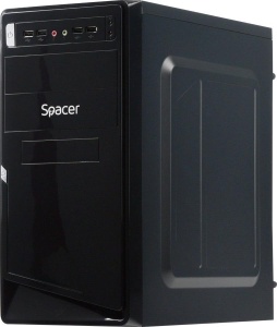 Carcasa SPACER SPC-MOON, Mid Tower, Black - Img 4