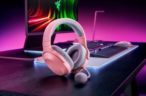 Casti cu microfon Razer Barracuda X - Quartz (2022) wireless, Wireless Multi-platform Gaming and Mobile Headset, USB-C, 20 Hz – 20 kHz, 32ohm, 96db, driver 40mm, roz - Img 8