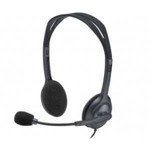 Casti Head-band Logitech H111, Wired, Negru