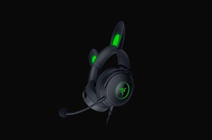 Casti Razer Kraken Kitty V2 Pro USB-A, senzitivitate 96 dB SPL / mW @ 1kHz by HATS si senzitivitate microfon -42 dB, frecventa raspuns 20Hz-20kHz, frecventa raspuns microfon 100Hz-10kHz impedanta 32 Ω (1 kHz), lungime cablu 2m, negru - Img 12