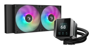 Cooler Procesor DEEPCOOL MYSTIQUE 240 ARGB NEGRU, marime radiator 282mm, 2 ventilatoare, Viteza ventilatoare 600-2400 RPM +/- 10%, Viteza pompa: 3400 +/- 10%, Suport AMD: AM4/AM5, suport INTEL: LGA1851/1700/1200/1151/1150/1155, Airflow: 72.04 CFM - Img 6