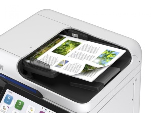 Epson Multifunctional color Inkjet A4 AM-C400, (Print, Scan, Copy) Tehnologie DURABrite™ Ultra, Duplex automat, Viteza printare: 40ppm mono si color, Volum maxim lunar: 384.000 pagini, Viteza scanare: 50ipm, Scanare catre email, FTP, retea, USB, Formate - Img 4