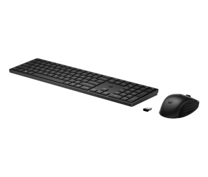 Kit Wireless tastatura si mouse HP 655, taste numerice, Negru