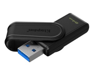 Memorie USB Kingston Exodia S 64 GB, USB 3.2, Negru