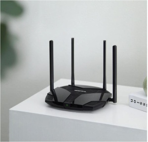 Mercusys Router, AX3000, MU-MIMO, Dual-Band, WPA3, Standarde wireless: Wi-Fi 802.11ax/ac/a/b/g/n, Rata semnal: 2402 Mbps (5 GHz) + 574 Mbps (2.4 GHz), Securitate Wireless: WEP, WPA / WPA2-Personal, WPA2 / WPA3-Personal, Interfață: 1× Port WAN Gigabit + - Img 2
