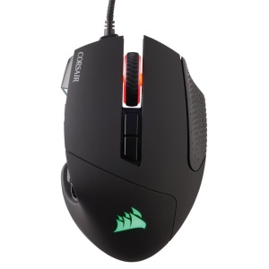 Mouse Gaming Corsair Scimitar RGB Elite, 18000 DPI, Negru
