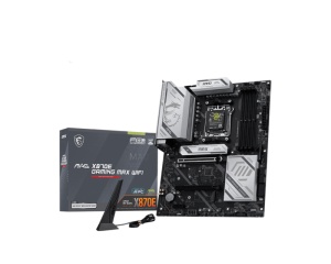 MSI MAG X870E GAMING MAX WIFI. Processor manufacturer: AMD, Processor socket: Socket AM5, Compatible processor series: AMD Ryzen 7000 Series, AMD Ryzen 8000 Series, AMD Ryzen 9000 Series. Supported memory types: DDR5-SDRAM, Maximum internal memory: 256