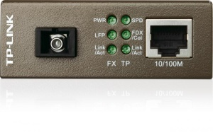 "Omada 10/100 Mbps RJ45 to 100 Mbps Single-mode SC WDM Bi-Directional Fiber Converter PORT: 1× 100Mbps SC Port, 1× 10/100M RJ45 Port (Auto MDI/MDIX) SPEC: Full-duplex, Tx:1310 nm, Rx:1550 nm, Up to 20 km, Chassis TL-MC1400 rack-mountable" - Img 2