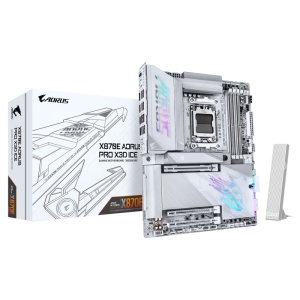 Placa de baza Gigabyte X870E AORUS PRO X3D ICE, Socket AM5, DDR5, ATX