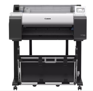 Plotter Canon imagePROGRAF TM-255 + HDD 500GB, 24"(610mm), format A1, 5 culori, rezolutie max 2400x1200dpi, memorie 2GB, limbaje de imprimare: HP-GL/2, HP RTL, PDF (Ver. 1.7), JPEG (Ver. JFIF 1.02), CALS G4 (submission via FTP only), display LCD 4.3",