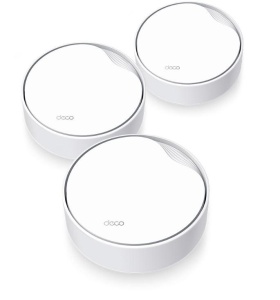 Router wireless TP-LINK Deco X50-POE(3-pack), WIFI 6, Mesh, Dual Band