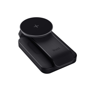 Stand de incarcare 3-in-1 Trust Viro, putere intrare 20W, interfata USB- C, compatibil cu produsele din brandul Apple: iPhone (12 si modele mai noi), Airpods si Apple Watch, negru - Img 5