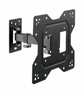Suport TV de perete Serioux, TV68-221, compatibilitate dimensiune ecran: 23"-43", compatibilitate VESA:100x100, 100x200, 200x100, 200x200, greutate maximă suportata: 30kg, distanta fata de perete: 56~204mm, inclinare: ＋5°～-8°, pivotare: +90°~-90°