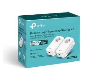 TP-Link AV1200 Gigabit Passthrough Powerline Starter Kit, TL-PA8010PKIT, HomePlug AV2, HomePlug AV, IEEE1901, IEEE802.3, IEEE802.3u,IEEE802.3ab, 1*Gigabit Ethernet Port, Power Socket, Pair Button, PWR,PLC, ETH - Img 3