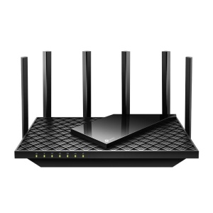 TP-LINK AX5400 Dual-Band Gigabit WI-FI6 Router, ARCHER AX72 PRO, Standarde wireless: IEEE 802.11ax/ac/n/a 5 GHz, IEEE 802.11ax/n/b/g 2.4 GHz, Viteze wireless: 5 GHz: 4804 Mbps (802.11ax, HE160), 2.4 GHz: 574 Mbps (802.11ax), Acoperire: 3 camere, 6 x - Img 6