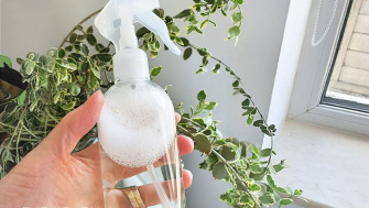Yoga mat cleaner