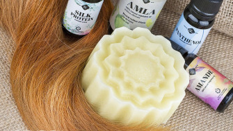 Balsam de păr solid Amla & Amande