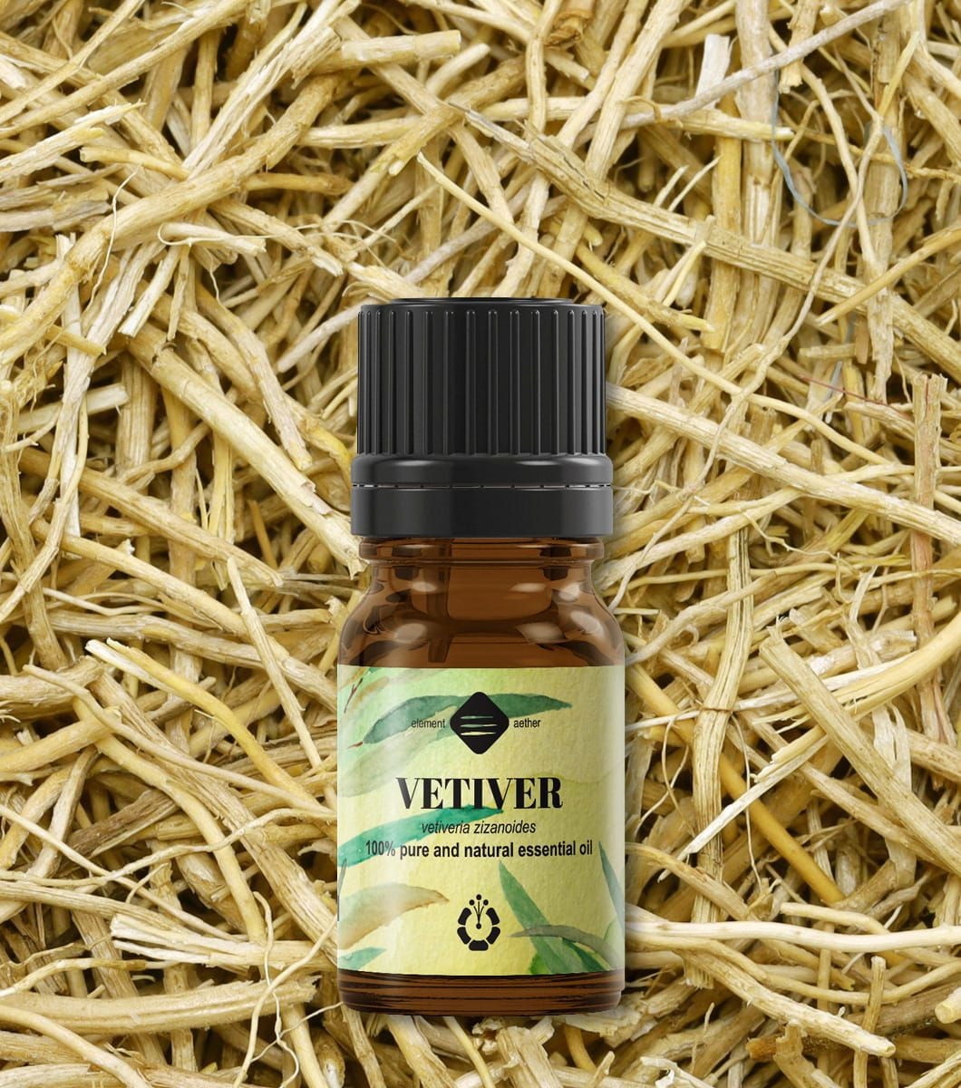 Ulei esențial de Vetiver, 100% pur și natural, grad terapeutic