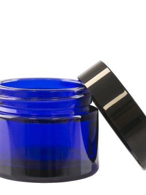 Borcan sticlă Ele Blue cu capac, 50 ml - Img 4
