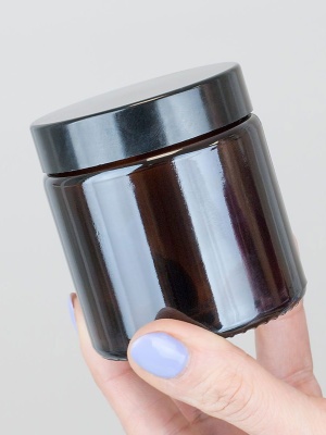 Capac Negru Borcan Ambra/Clara 120 ml - Img 3