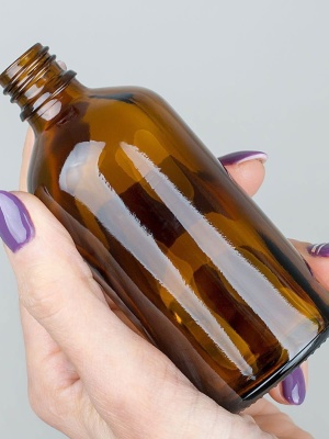 Sticlă DIN18 Brown 100 ml