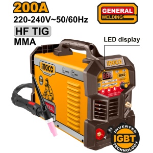 Aparat de Sudura Invertor TIG / MMA INGCO ING-TIG20058