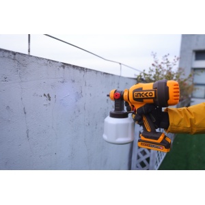 Pistol Vopsit 20V INGCO CSGLI2004 cu Functie Suflare Prafului, Debit 800ml/min, Rezervor 1000ml si Duze Cupru pentru Vopsire Profesionala - Img 11
