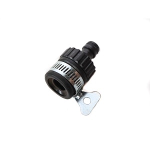 Adaptor Robinet din Cauciuc cu Colier pentru Furtun
