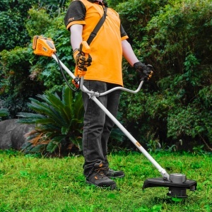 Motocoasa 40V 2 Acumulatori 4Ah INGCO CSTLI202522 Brushless, Trimmer si Lama 255mm pentru Iarba si Vegetatie - Img 7