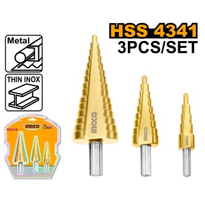 Set Burghie Conice 3buc INGCO AKSDS80401