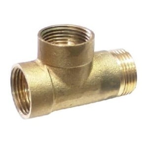 Teu hidrofor BERVAS B3085, racord nominal 1 inch, cupru, filete interior si exterior, pentru realizare conexiuni in instalatie de apa compatibila