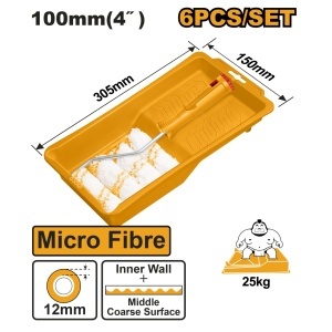 Trafalet 100mm cu Tava si 4 Rezerve INGCO HKTCB061004