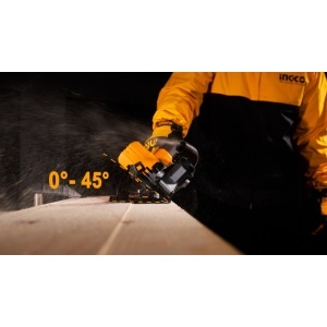 Fierastrau Circular 20V 140mm Brushless 6300rpm Profesional Reglabil pentru Lemn INGCO CSLI1402 - Img 8