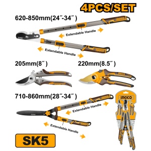 Foarfeci pentru Pomi Set 4buc INGCO HLT93401