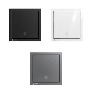 Intrerupator 1 clapeta cap-scara – 16A, 250V, 80 x 80 mm GRI