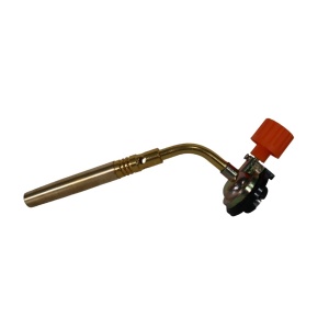 Lampa gaz EUR GAS B3956, corp metalic din cupru, flacara reglabila, pentru incalzire si lipire cu rezerva compatibila tip spray B4035, fara cartus